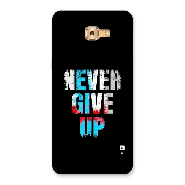 The Determined Back Case for Galaxy C9 Pro