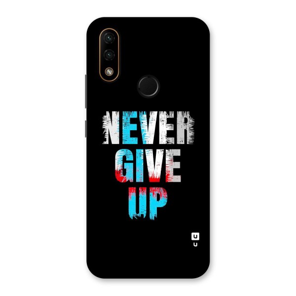 The Determined Back Case for Lenovo A6 Note