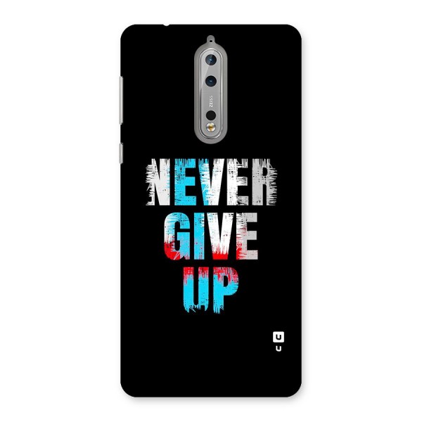 The Determined Back Case for Nokia 8