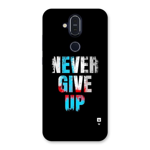 The Determined Back Case for Nokia 8.1