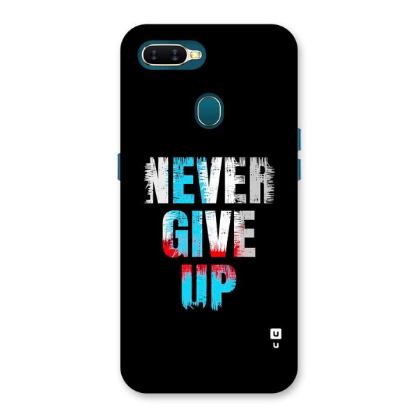 The Determined Back Case for Oppo A12