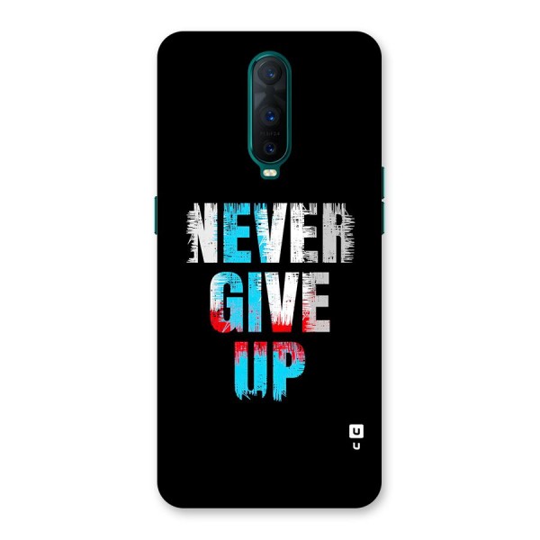 The Determined Back Case for Oppo R17 Pro