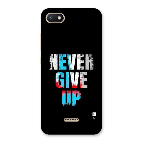 The Determined Back Case for Redmi 6A