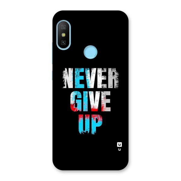 The Determined Back Case for Redmi 6 Pro