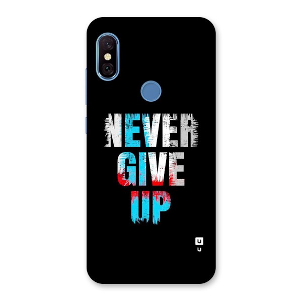 The Determined Back Case for Redmi Note 6 Pro