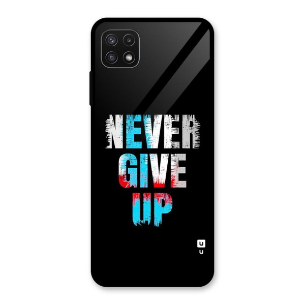 The Determined Glass Back Case for Galaxy A22 5G