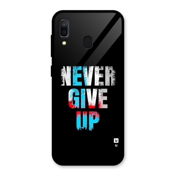 The Determined Glass Back Case for Galaxy A30