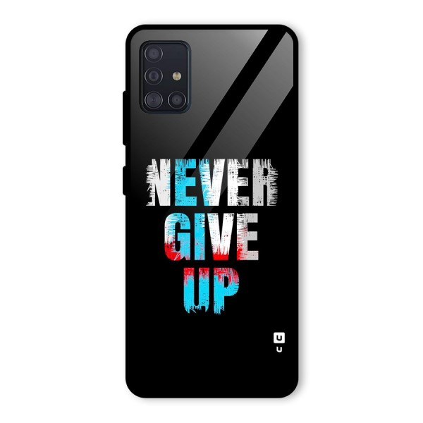 The Determined Glass Back Case for Galaxy A51