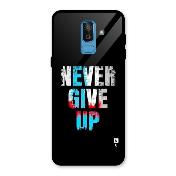 The Determined Glass Back Case for Galaxy J8