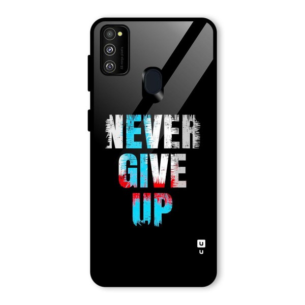 The Determined Glass Back Case for Galaxy M21