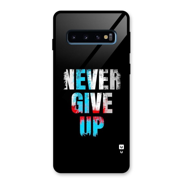 The Determined Glass Back Case for Galaxy S10