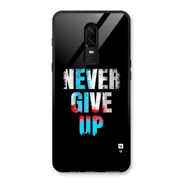 The Determined Glass Back Case for OnePlus 6