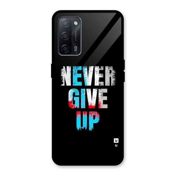 The Determined Glass Back Case for Oppo A53s 5G