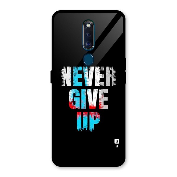 The Determined Glass Back Case for Oppo F11 Pro