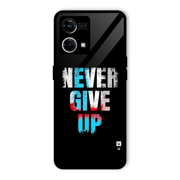 The Determined Glass Back Case for Oppo F21 Pro 4G