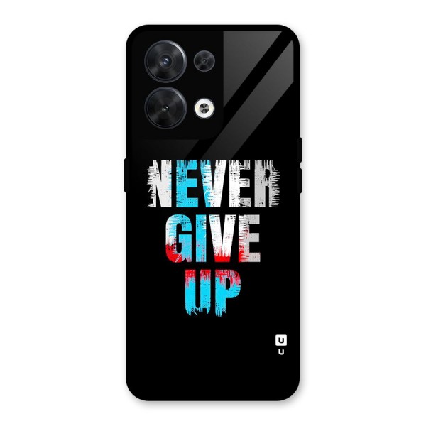 The Determined Glass Back Case for Oppo Reno8 5G