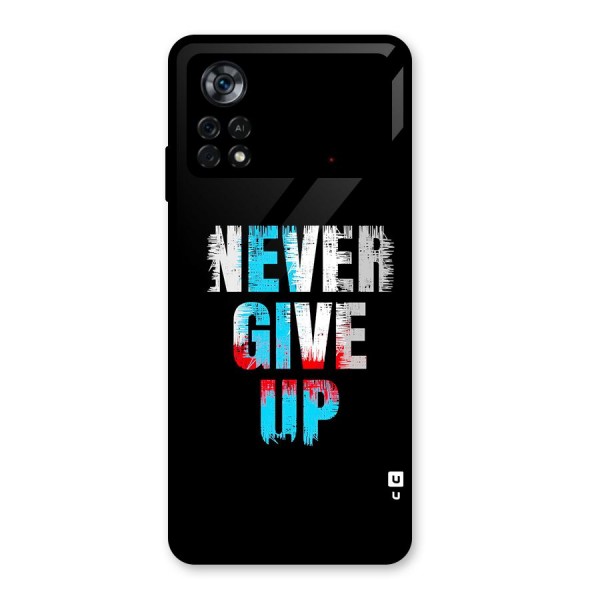 The Determined Glass Back Case for Poco X4 Pro 5G