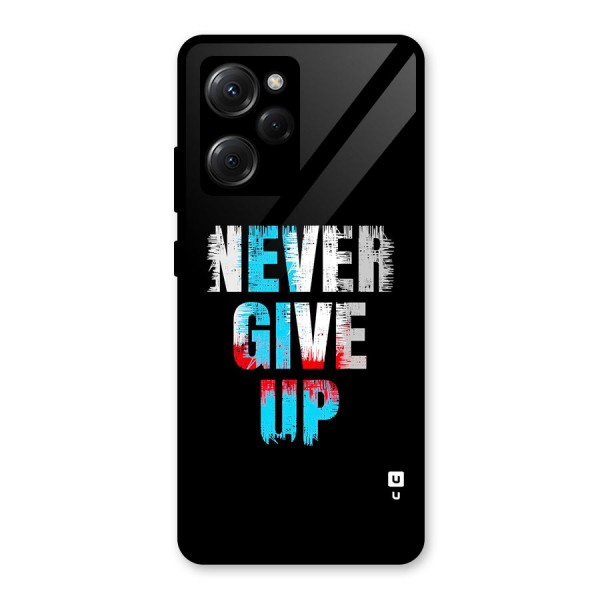 The Determined Glass Back Case for Poco X5 Pro