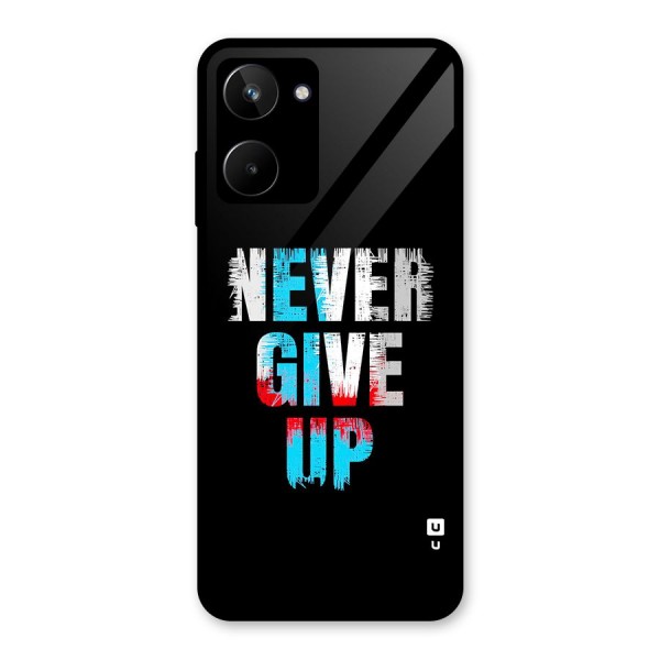 The Determined Glass Back Case for Realme 10