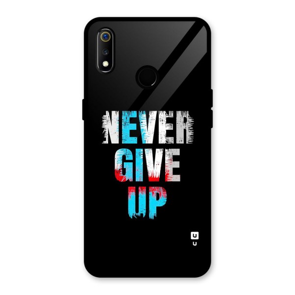 The Determined Glass Back Case for Realme 3