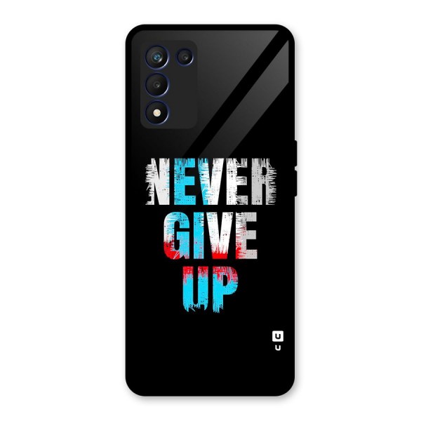 The Determined Glass Back Case for Realme 9 5G Speed