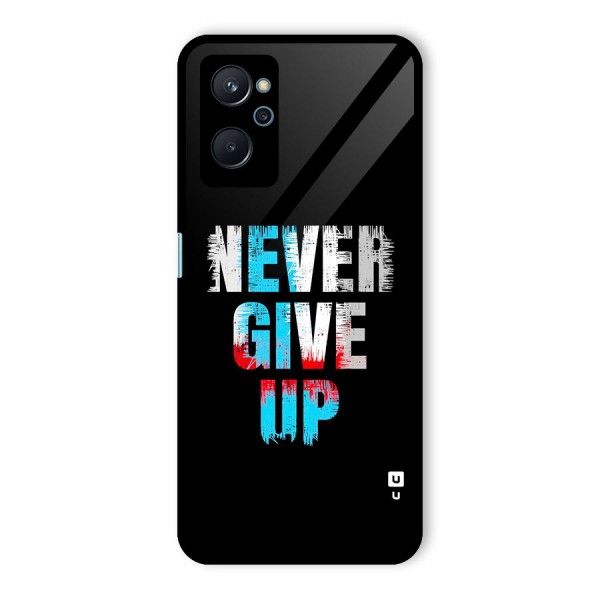 The Determined Glass Back Case for Realme 9i