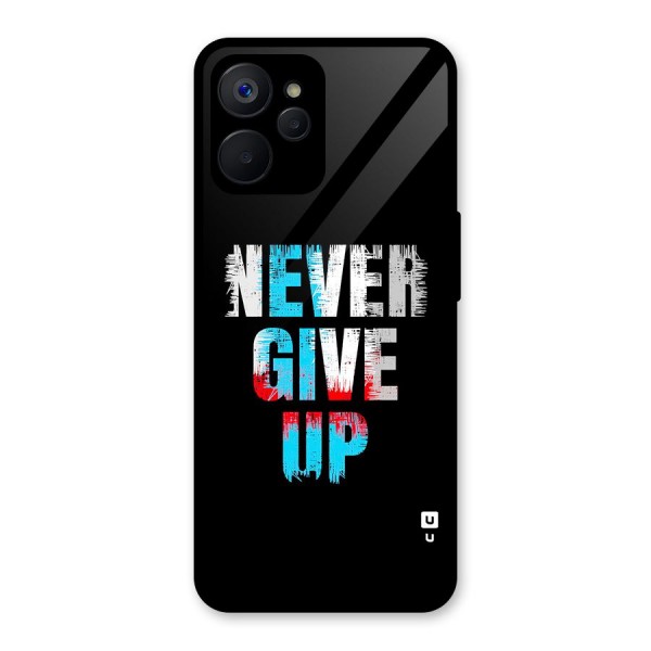 The Determined Glass Back Case for Realme 9i 5G