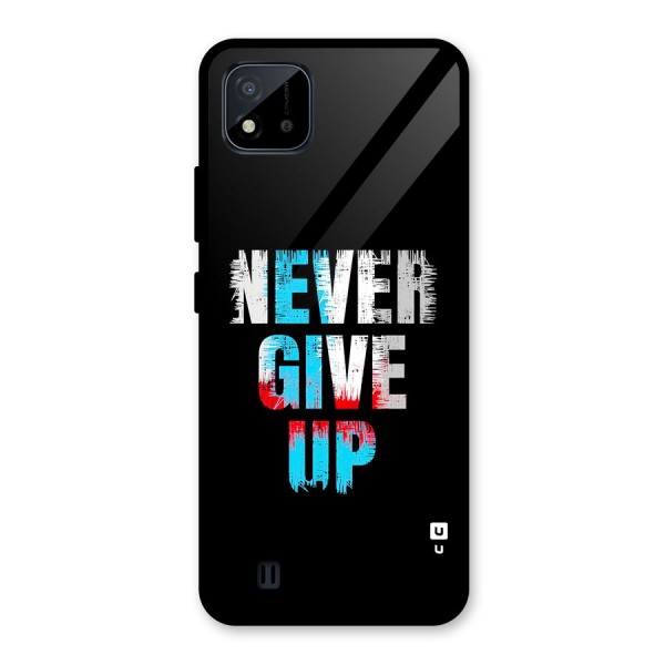 The Determined Glass Back Case for Realme C11 2021