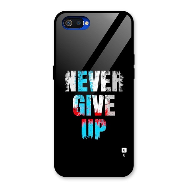 The Determined Glass Back Case for Realme C2