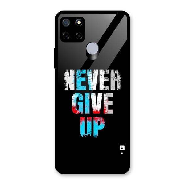 The Determined Glass Back Case for Realme Narzo 20