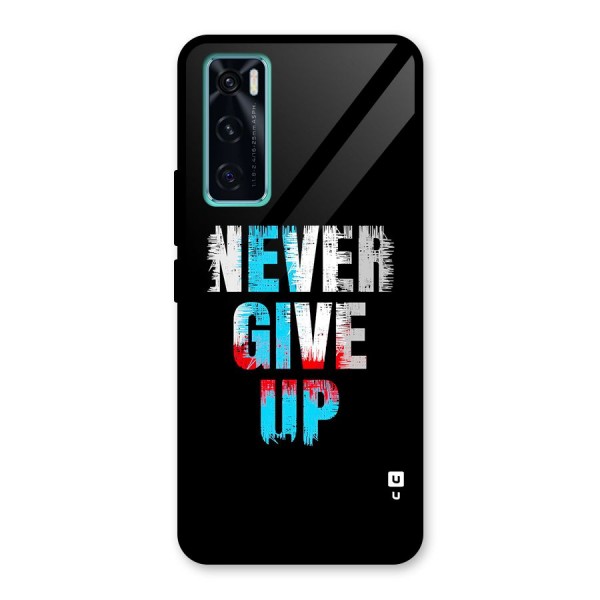 The Determined Glass Back Case for Vivo V20 SE