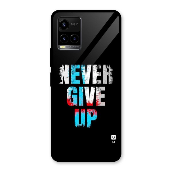 The Determined Glass Back Case for Vivo Y21A