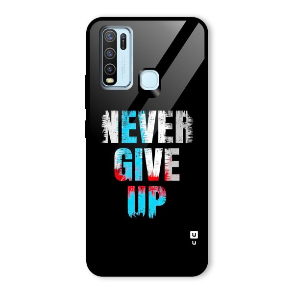 The Determined Glass Back Case for Vivo Y30