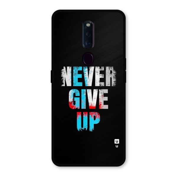 The Determined Metal Back Case for Oppo F11 Pro