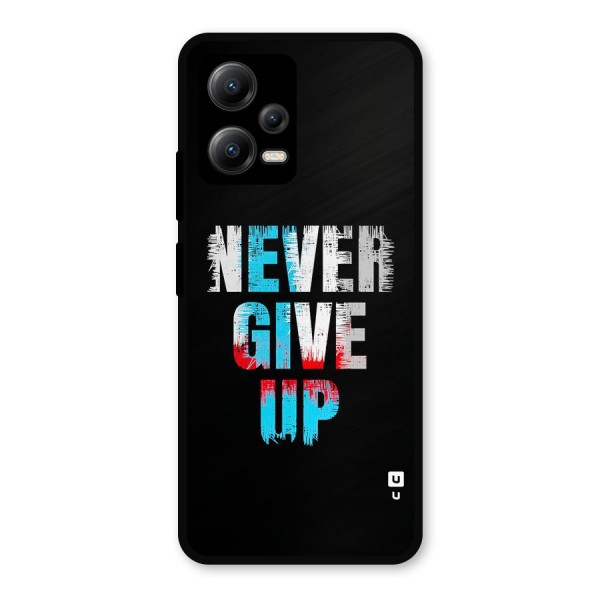 The Determined Metal Back Case for Poco X5