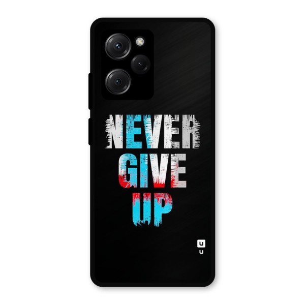 The Determined Metal Back Case for Poco X5 Pro