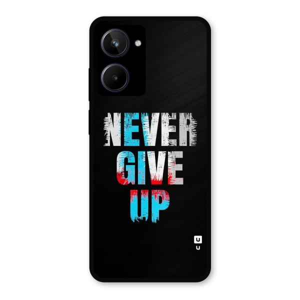 The Determined Metal Back Case for Realme 10