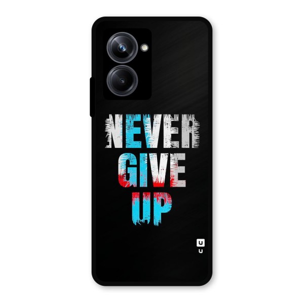 The Determined Metal Back Case for Realme 10 Pro