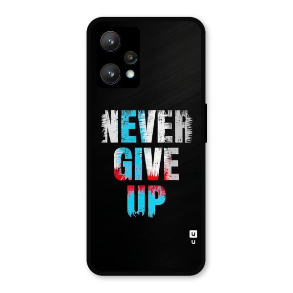 The Determined Metal Back Case for Realme 9