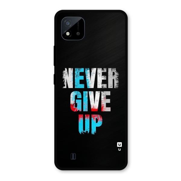 The Determined Metal Back Case for Realme C11 2021