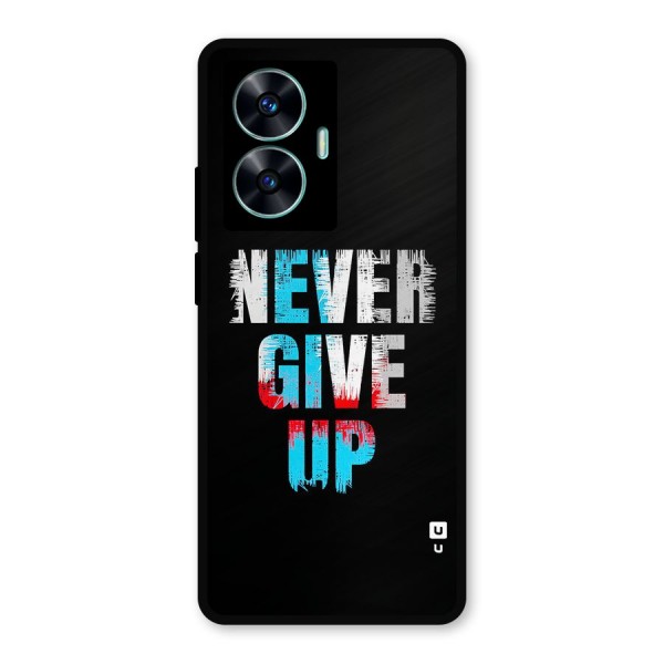 The Determined Metal Back Case for Realme C55