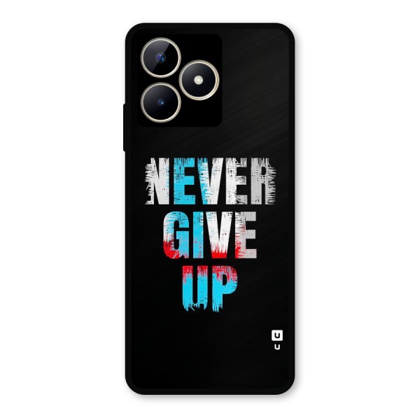 The Determined Metal Back Case for Realme Narzo N53