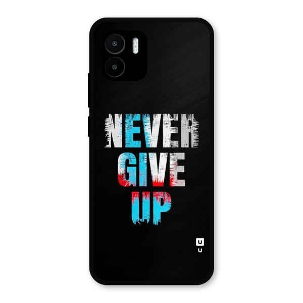 The Determined Metal Back Case for Redmi A1