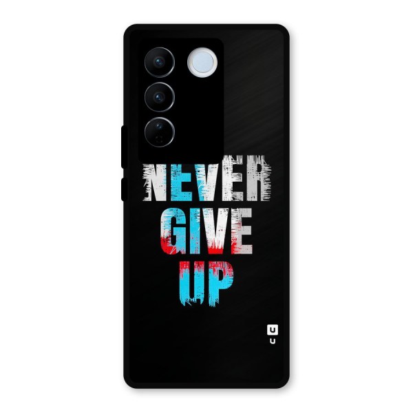 The Determined Metal Back Case for Vivo V27 Pro