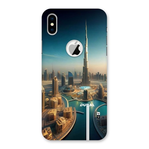 The Dubai Back Case for iPhone XS Logo Cut