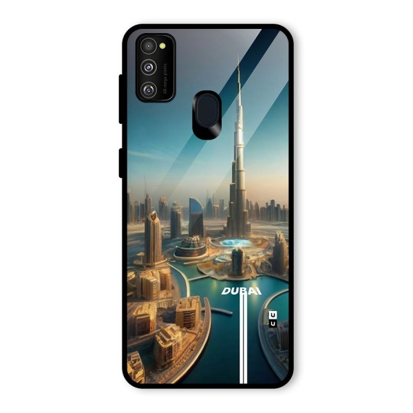 The Dubai Glass Back Case for Galaxy M21