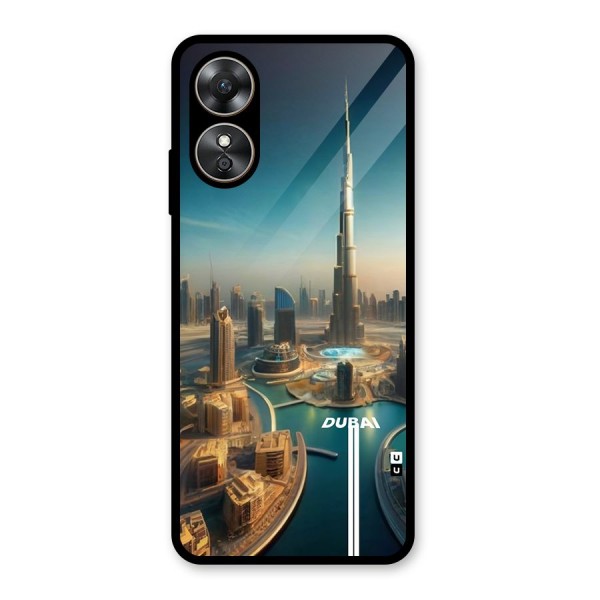 The Dubai Glass Back Case for Oppo A17