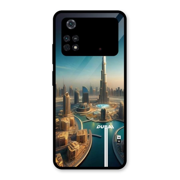 The Dubai Glass Back Case for Poco M4 Pro 4G