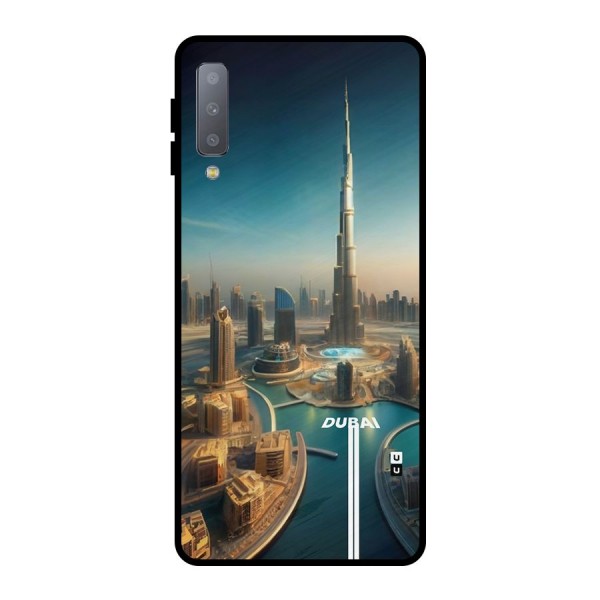 The Dubai Metal Back Case for Galaxy A7 (2018)