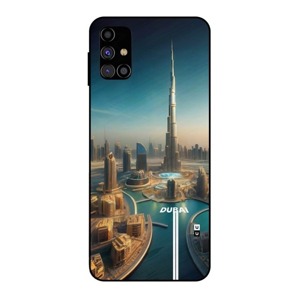 The Dubai Metal Back Case for Galaxy M31s